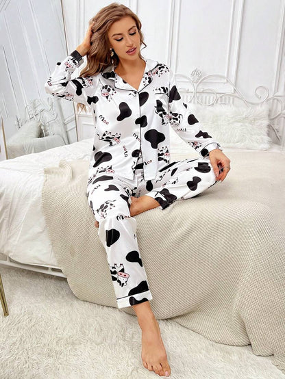 Pijama Longo Vaca