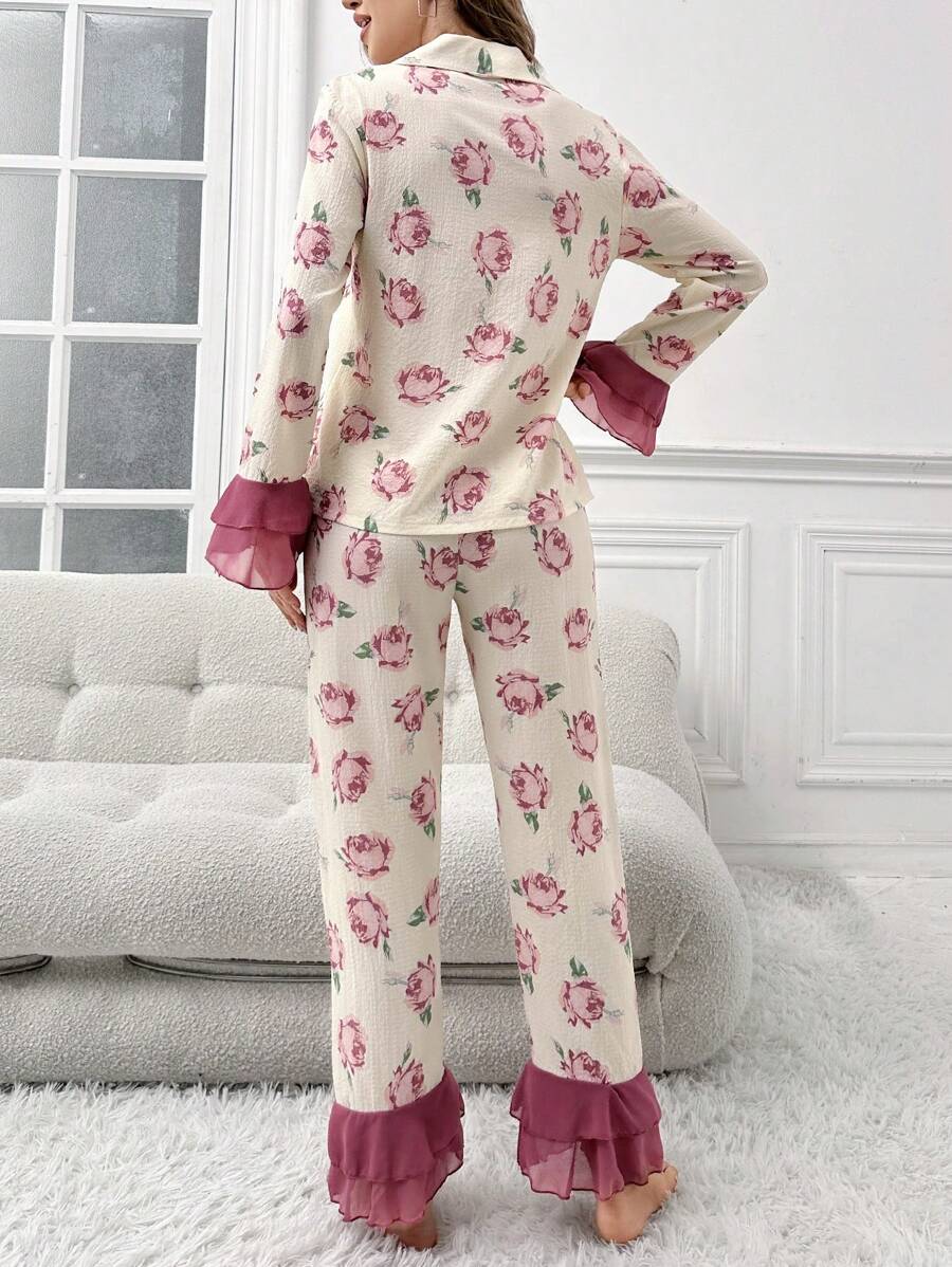 Pijama Longo Lettuce Rose