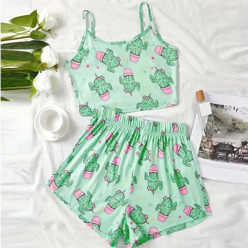 Pijama Cactus Verão