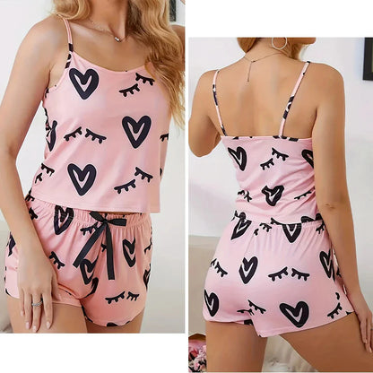 Pijama Pink Heart Verão